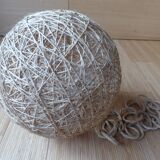 Suspension boule vintage