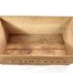 Old advertising wooden case