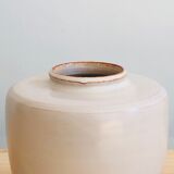 H10cm enamelled terracotta vase