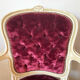Pair of Louis XV style upholstered velvet armchairs