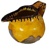 Glazed ceramic pitcher by Zaccagnini, 1930s