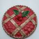 Slush lid for tart. 50s/60s. Cherry .