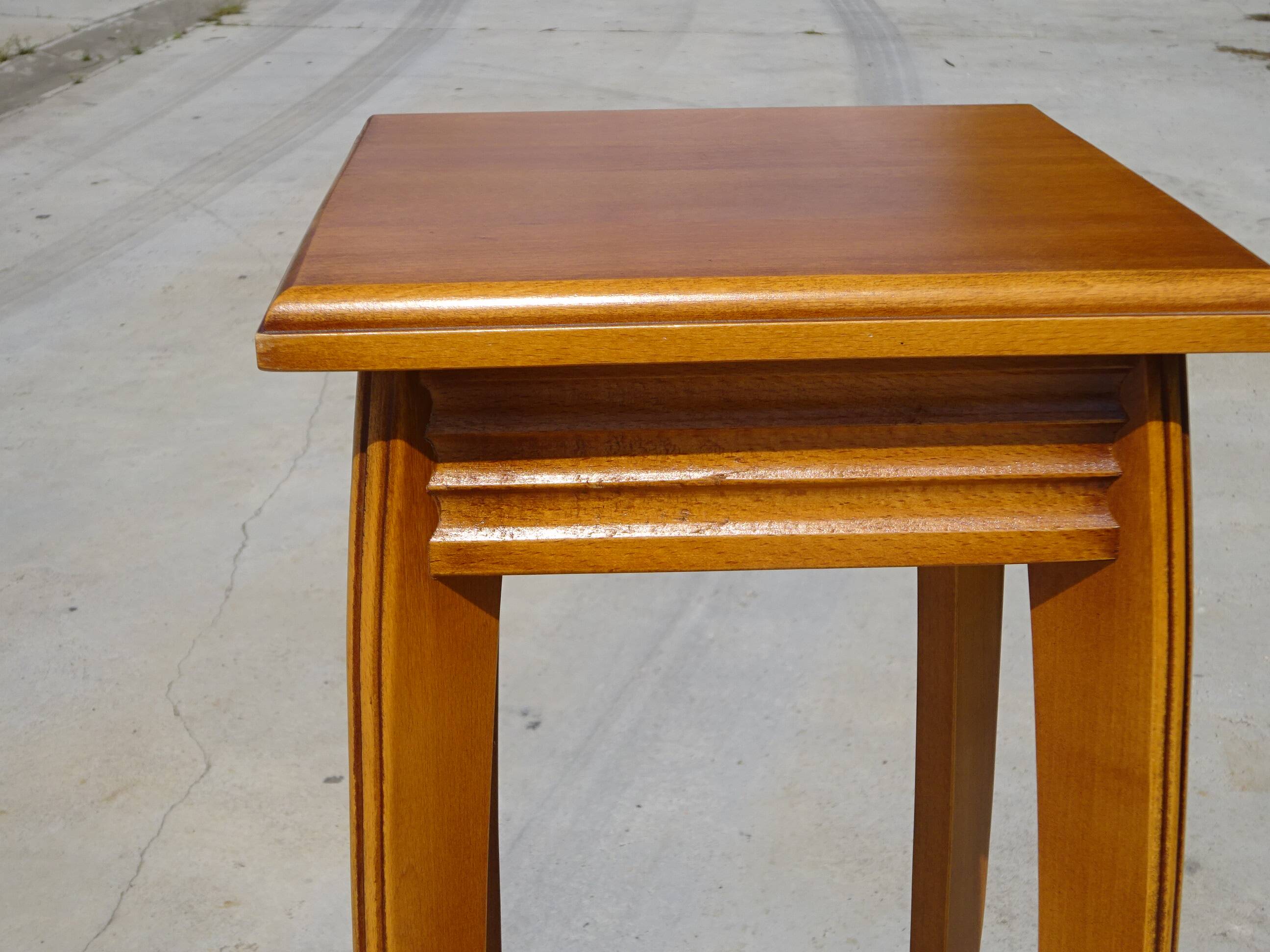 High solid wood harness, double trays