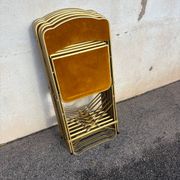 Set of 6 folding chairs
