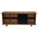 Buffet Ralph Lauren with polished slate stone and rosewood shelves.