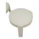 Pair of white plastic bedside tables design Made in Holland space age 1970
