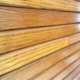 Workbook to curtain vintage 50s Honey Oak