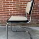 Ensemble de 4 chaises vintage modèle Cesca B32 en noir et chrome