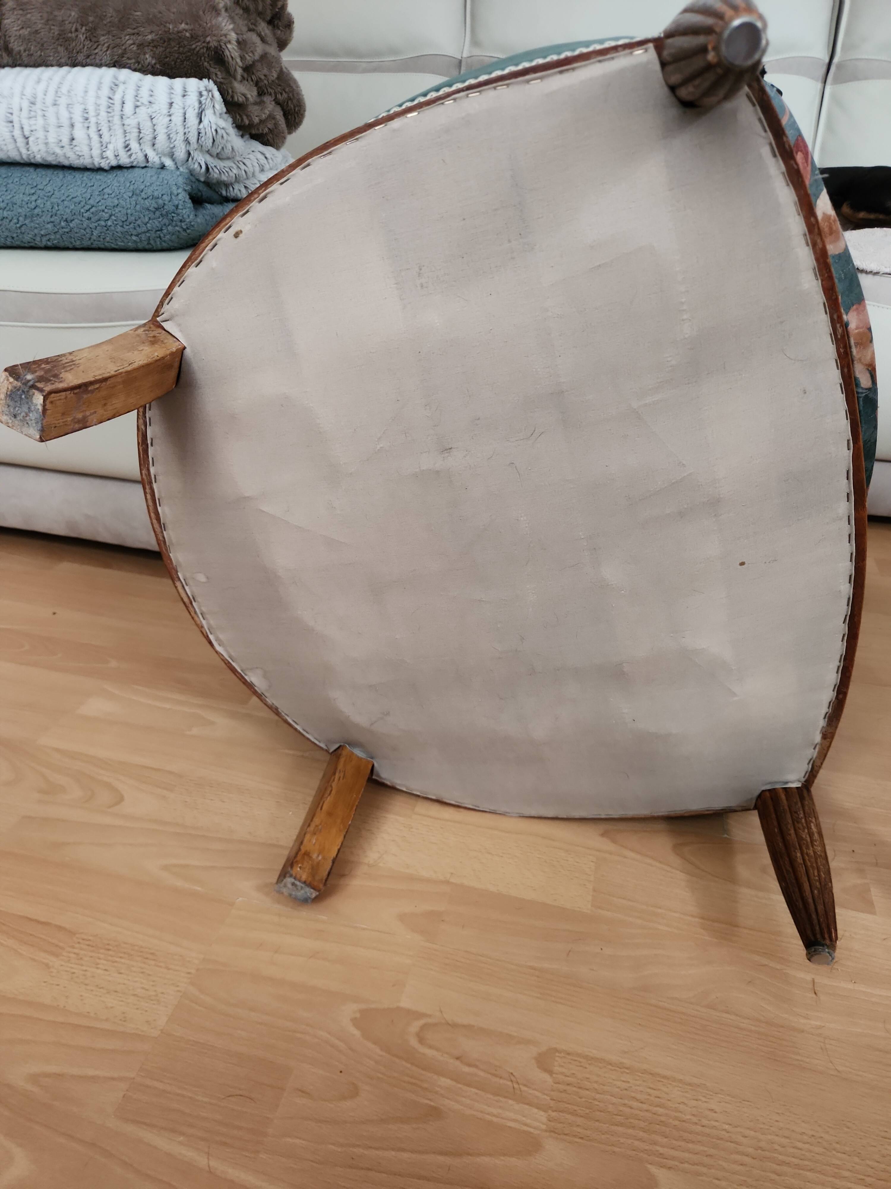 Art Deco Barrel Chair