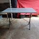 Bistro table marble and wrought iron