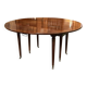 19th-century Louis XVI dining table in Cuban mahogany.