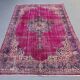 Vintage Turkish Rug 300x200 cm, Tribal Wool Carpet Large