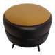 Vintage skai pouffe