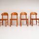 Ensemble de 4 chaises de salle à manger par Rainer Daumiller pour Hirtshals Sawmill, années 1970.