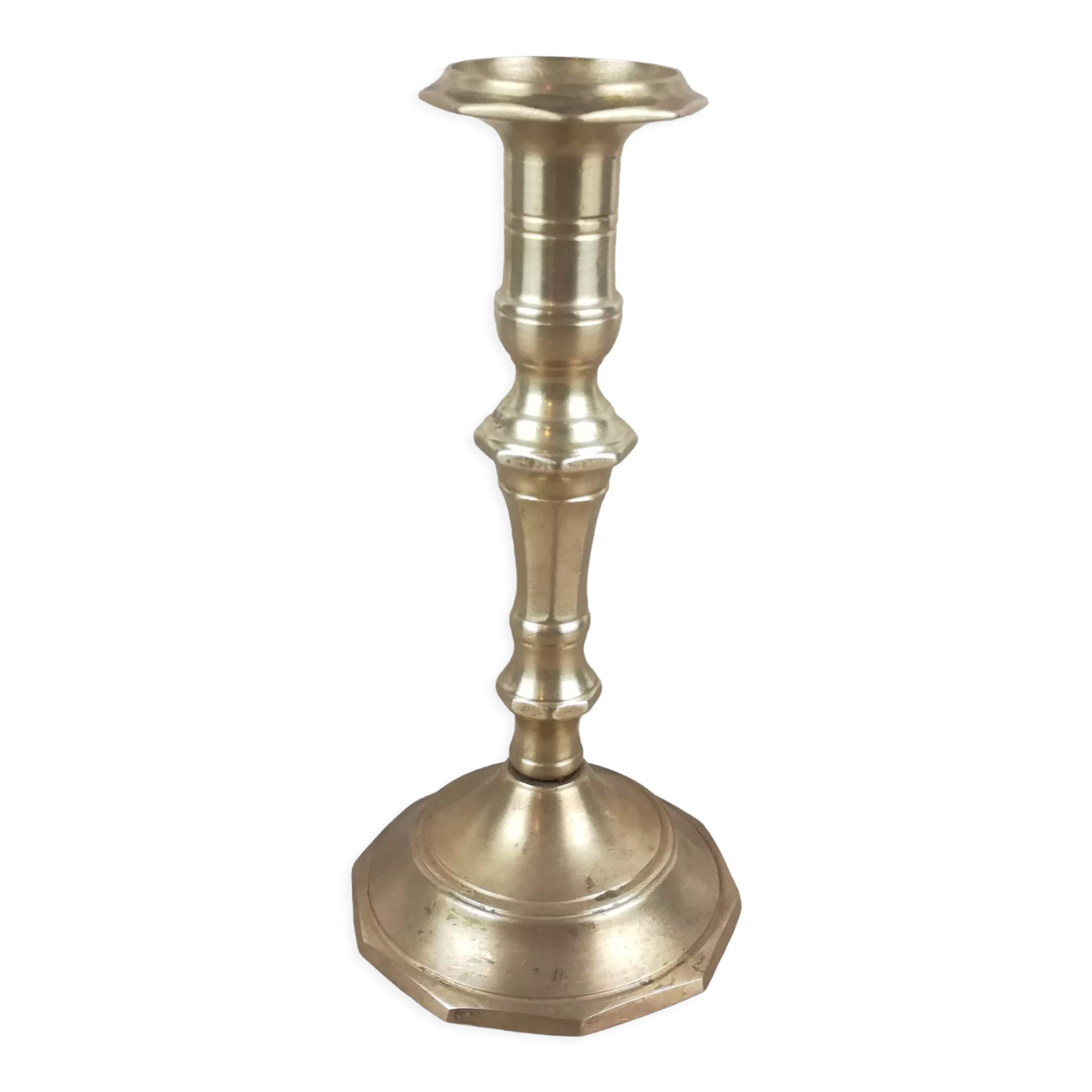 Brass candle holder h19cm