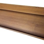 Extra long floating sideboard / wall shelf in teak 210 cm, Denmark 1960s