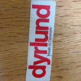 Scandinavian round coffee table in elm – Dyrlund, Denmark