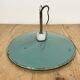 Industrial petrol enamel pendant light, 1970s