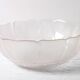 Salad Bowl Fleur, Vintage Decorative Clear Large Fruit Glass Bowl / Arcoroc