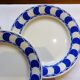 4 assiettes plates de Digoin Sarreguemines modèle dorothy
