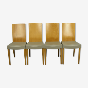 Lot de 4 chaises de miss trip par Philippe Starck pour Kartell