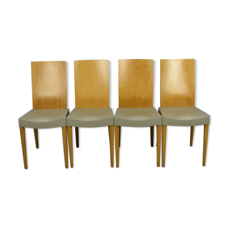 Lot de 4 chaises de miss trip par Philippe Starck pour Kartell