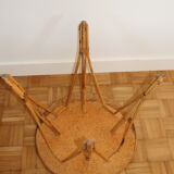 Round rattan coffee table 510mm