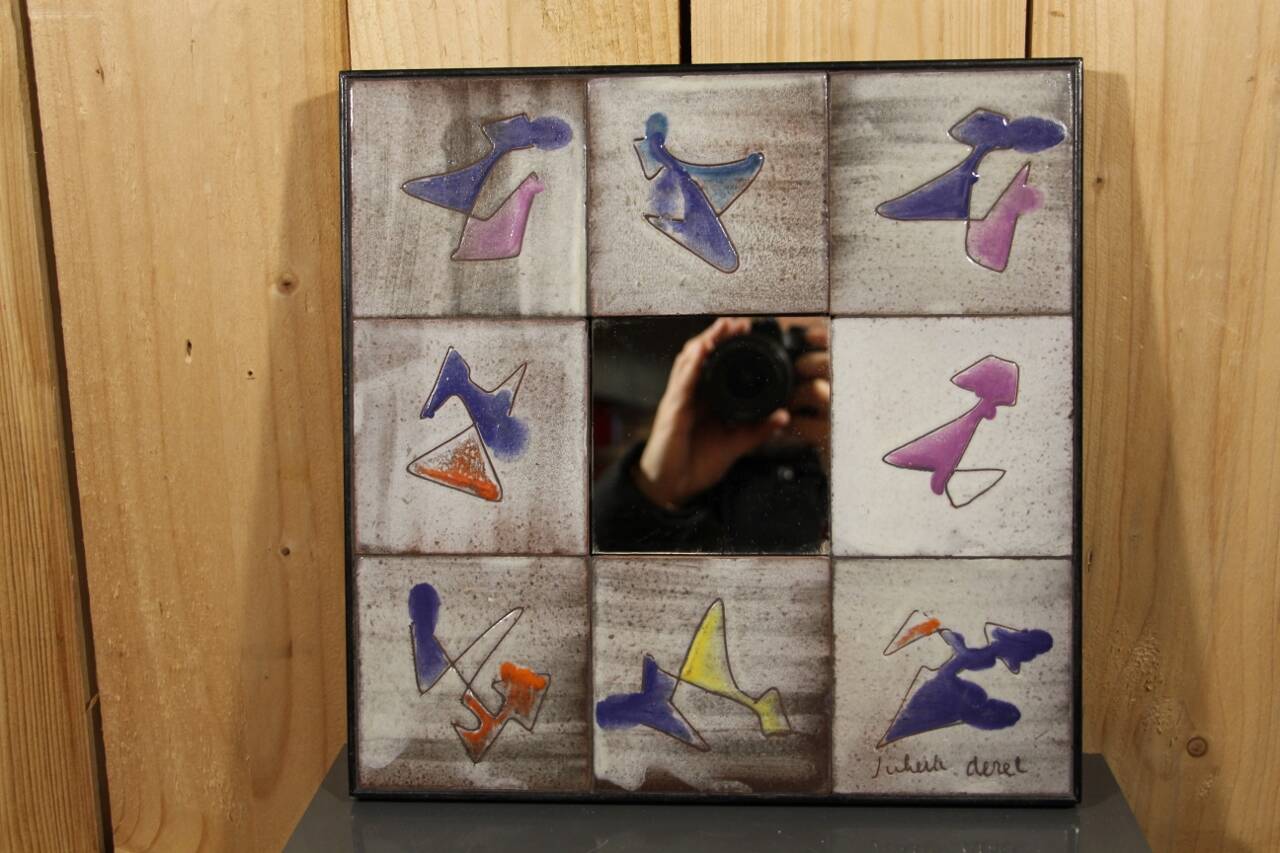 Mirror of Juliette Derel Vallauris