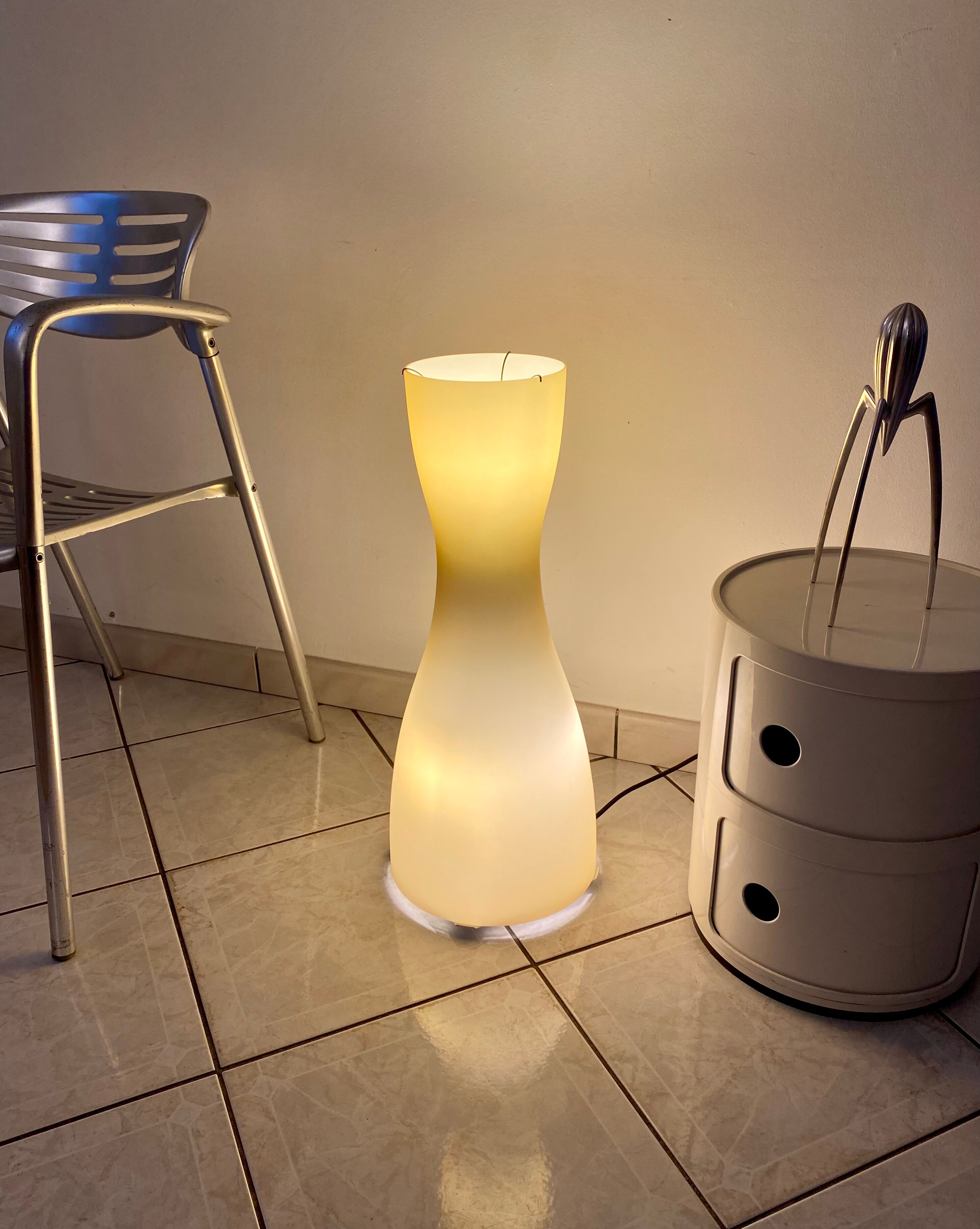 Large lamp Foscarini Dress 07 design Defne Koz & Marco Susani 1995 blown glass