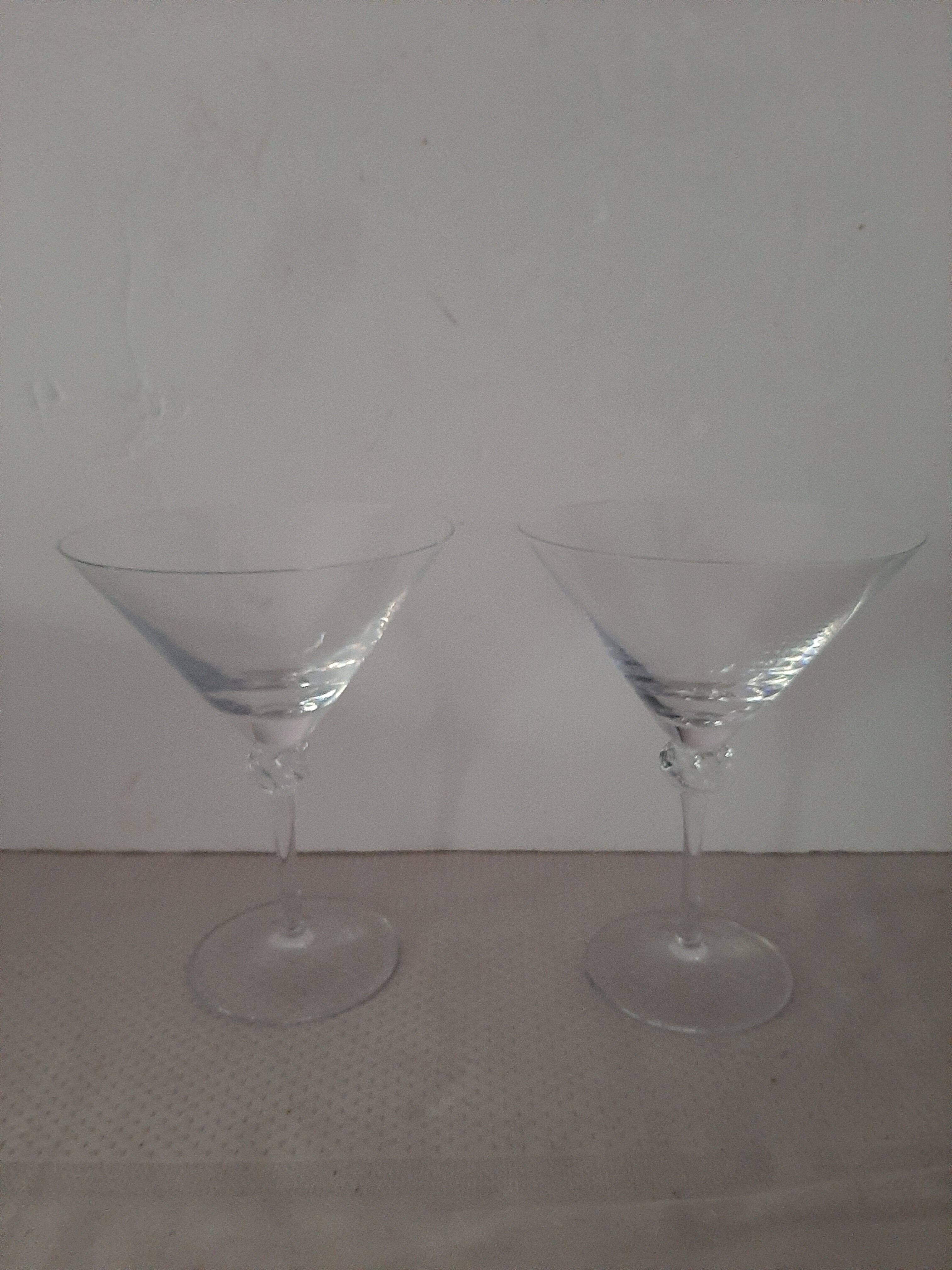 Duo Daum crystal Bolero cocktail glasses