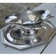 Magnificent Art Deco Silver Metal Sauce Boat by Georges Weinthal