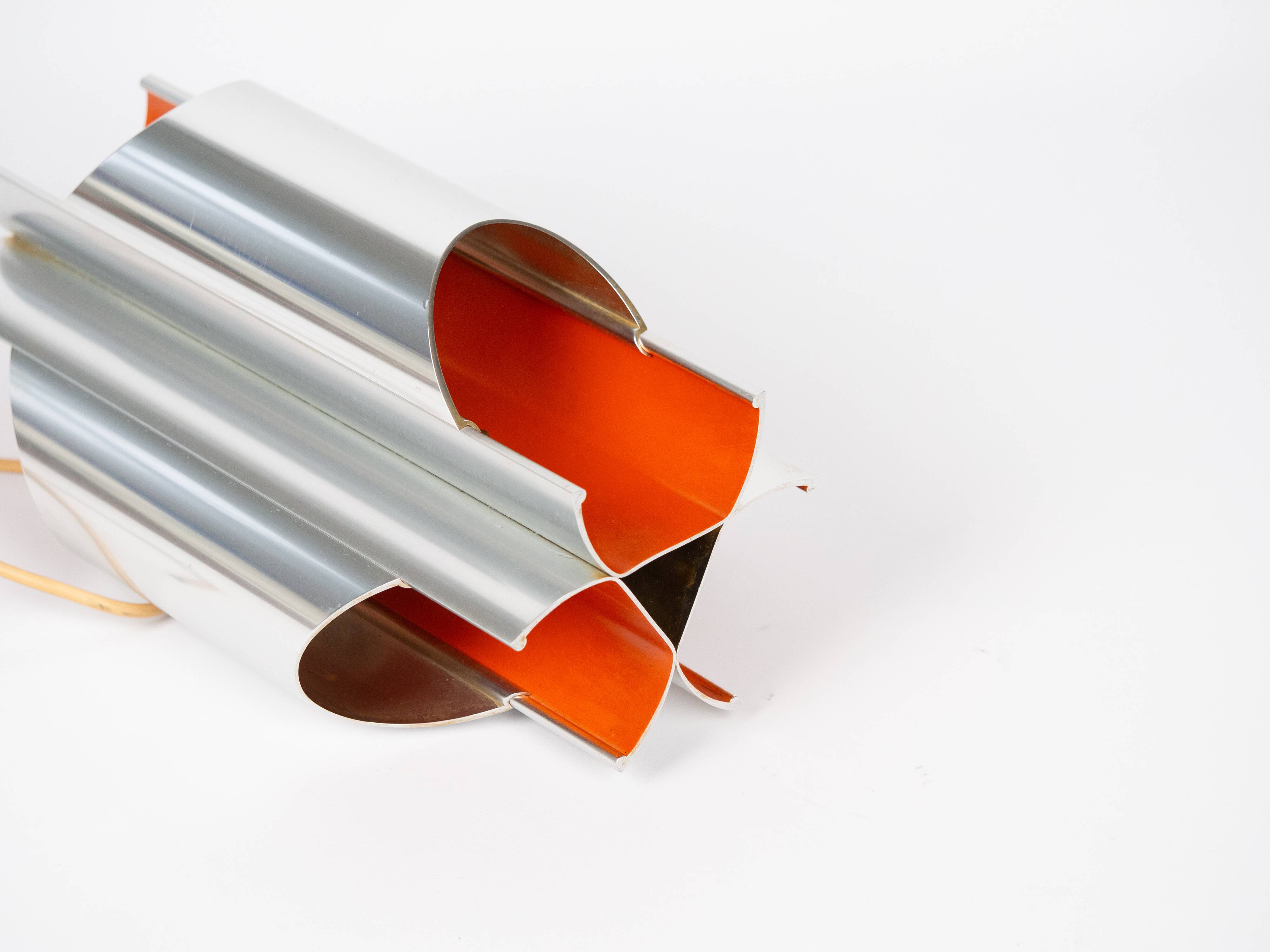 Lampe suspendue vintage danoise Pantre par Bent Karlby, Lyfa, années 1970