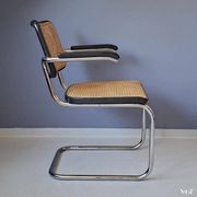Black S64 chair, Marcel Breuer for Thonet, 1981