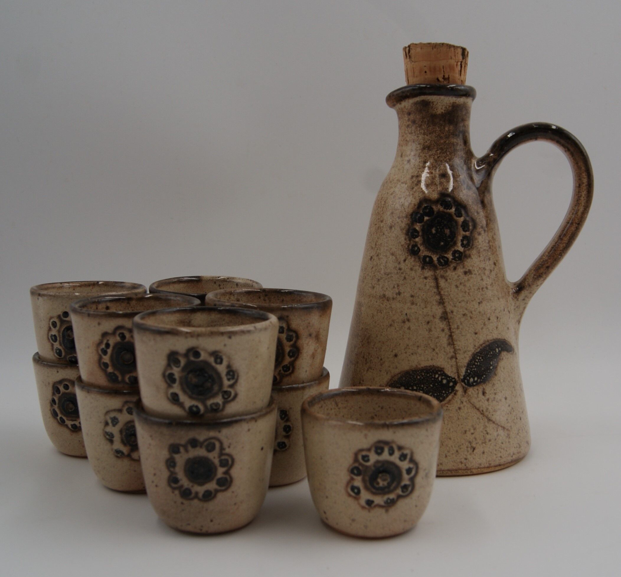 Vintage Grattus Sandstone Liqueur Service