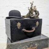 Vintage wooden suitcase