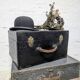 Valise en bois vintage