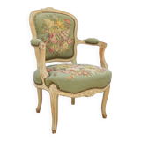 Louis XV style convertible armchair