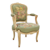 Fauteuil cabriolet de style Louis XV