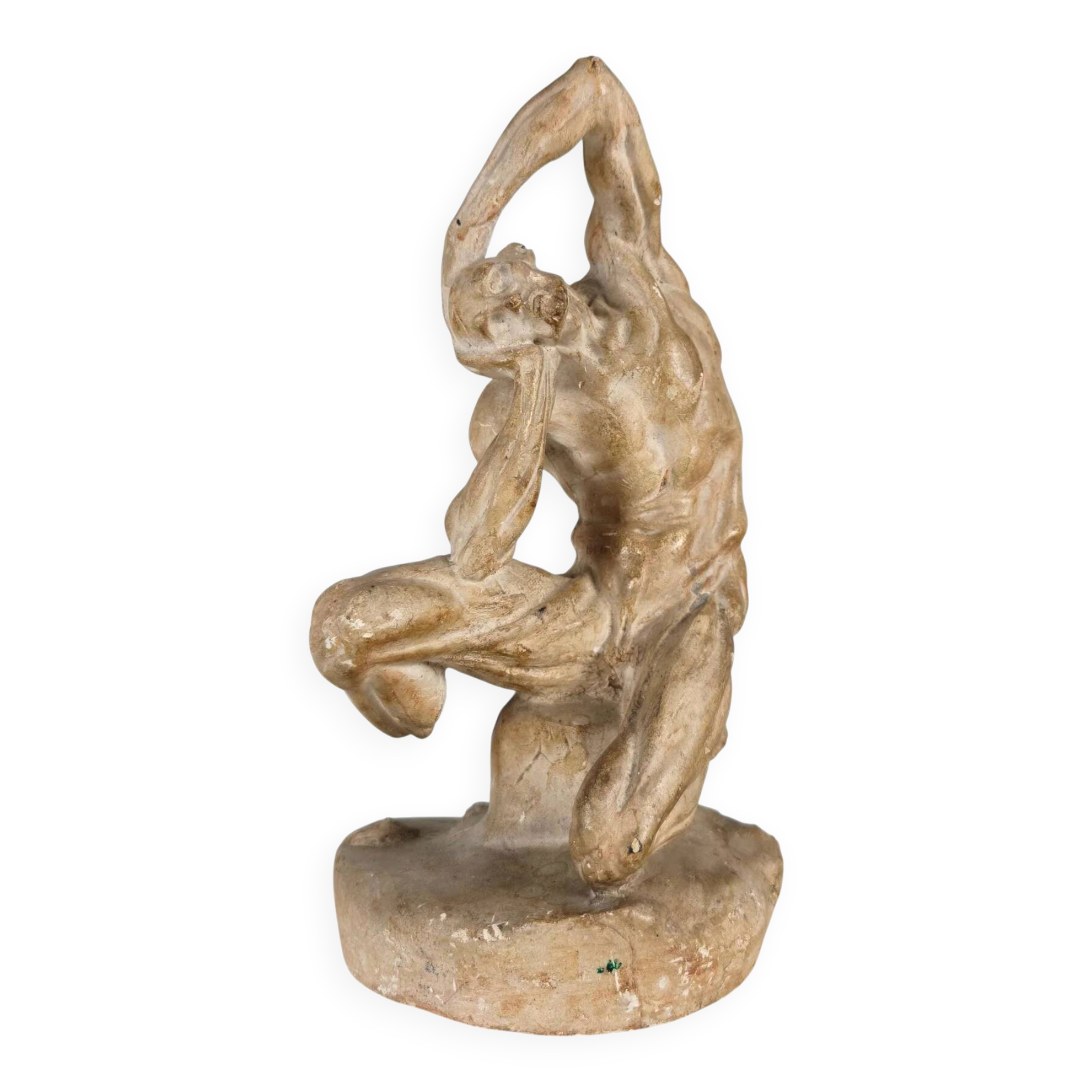 Modèle anatomique écorché – sculpture en plâtre