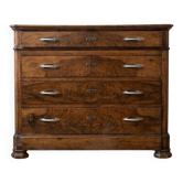 Antique solid wood chest of drawers / Louis-Philippe style - 4 drawers