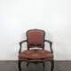 Pair of Louis XV period oak armchairs
