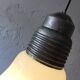 Opaline "Big Bulb" Suspension lamp, Italy 1950s