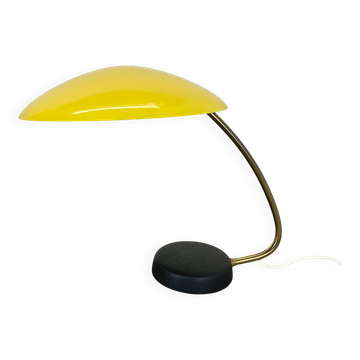 Original Modernist Yellow Metal Table Lamp by Cosack Leuchten, Germany 1960s