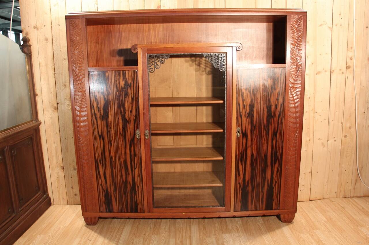 Art Deco bookcase designed by Gauthier Poinsignon