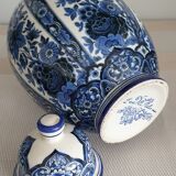Old chinese potiche porcelain signed ginger pot h.23cm