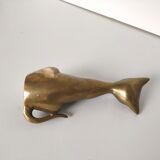 Brass cat Ht 19cm