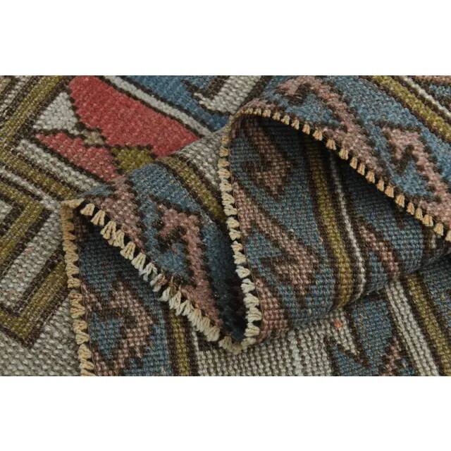 1970s Vintage Turkish Handmade Wool & Cotton Pink Area Rug 155x209