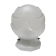 Porcelain ball lamp and art deco style glass