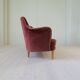 "Samsas" canapé in rare velvet by Carl Malmsten from the mid-century, Sweden, 1960s.
