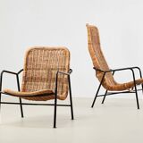 Dirk van Sliedregt Pair of Lounge Chairs for Gebr. Jonkers 1952